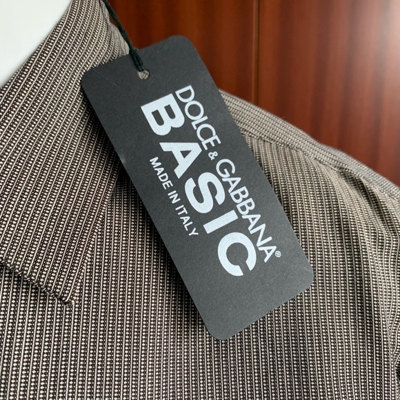 NWT Vintage,rare Classic Timeless Dolce&Gabbana Basic Shirt.s 42.Made in Italy. - Picture 2 of 11